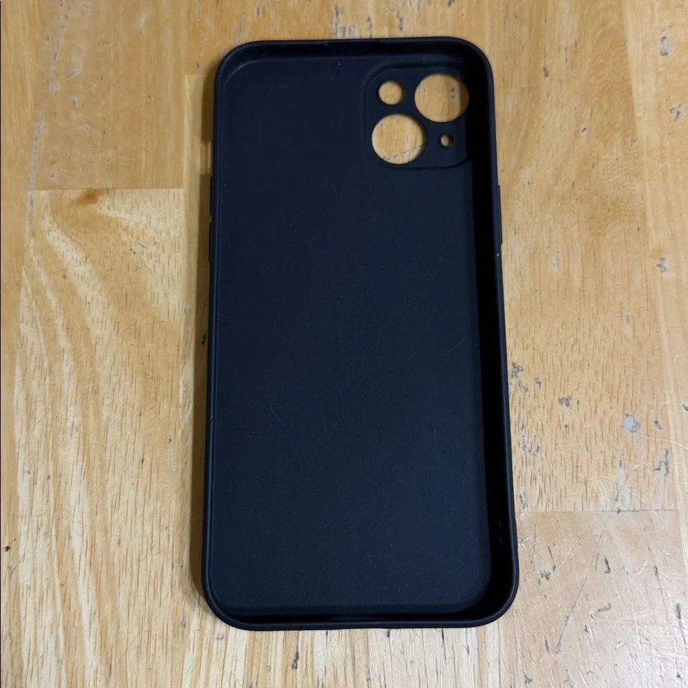 iPhone 15 Plus Black Skull Design Phone Case